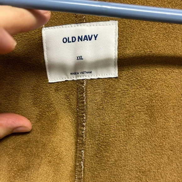 Old Navy Brown Teddy Jacket Cozy Mid-Length - Picture 4 of 4